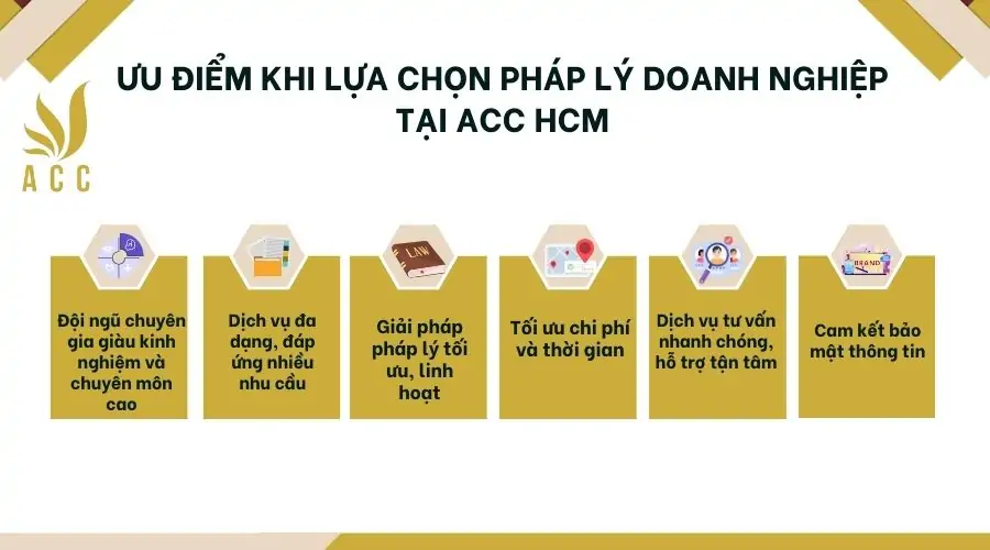 Ưu điểm khi lựa chọn pháp lý doanh nghiệp tại ACC HCM