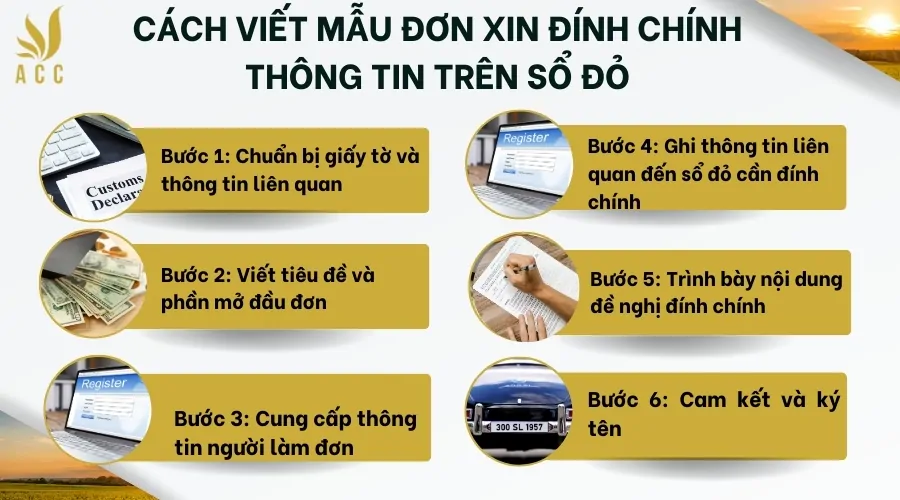 Cách viết mẫu đơn xin đính chính thông tin trên sổ đỏ