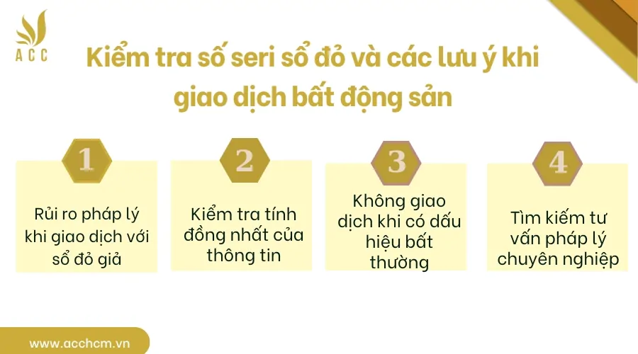 Kiểm tra số seri sổ đỏ và các lưu ý khi giao dịch bất động sản