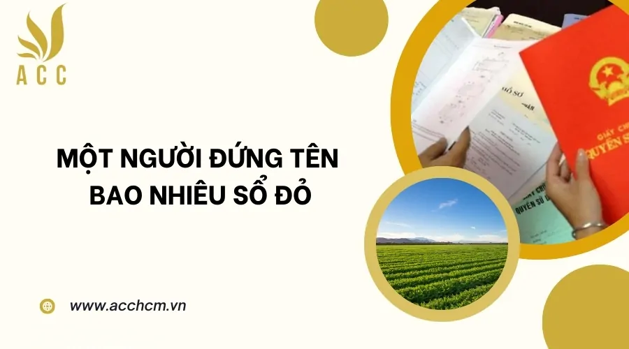 Một người đứng tên bao nhiêu sổ đỏ