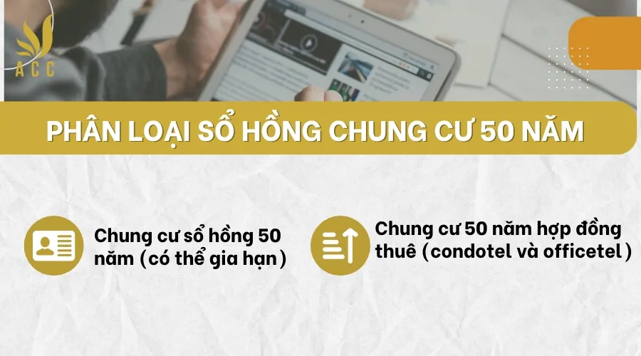 Phân loại sổ hồng chung cư 50 năm