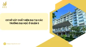 Cơ sở vật chất hiện đại tại các trường đại học ở quận 5