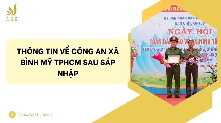 Thông tin về công an xã Bình Mỹ TPHCM sau sáp nhập.jpg