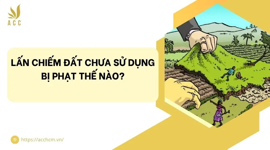Lấn chiếm đất chưa sử dụng bị phạt thế nào?
