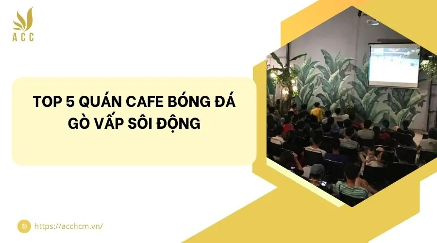 Top 5 quán cafe bóng đá Gò Vấp sôi động