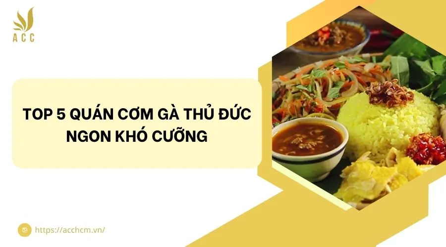Top 5 quán cơm gà Thủ Đức ngon khó cưỡng
