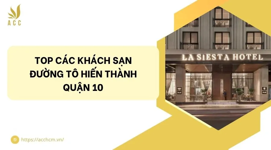 Top các khách sạn đường Tô Hiến Thành quận 10