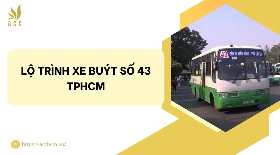 Lộ trình xe buýt số 43 TPHCM