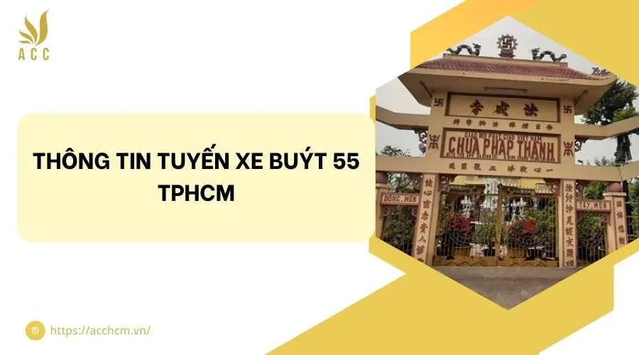 Thông tin tuyến xe buýt 55 TPHCM