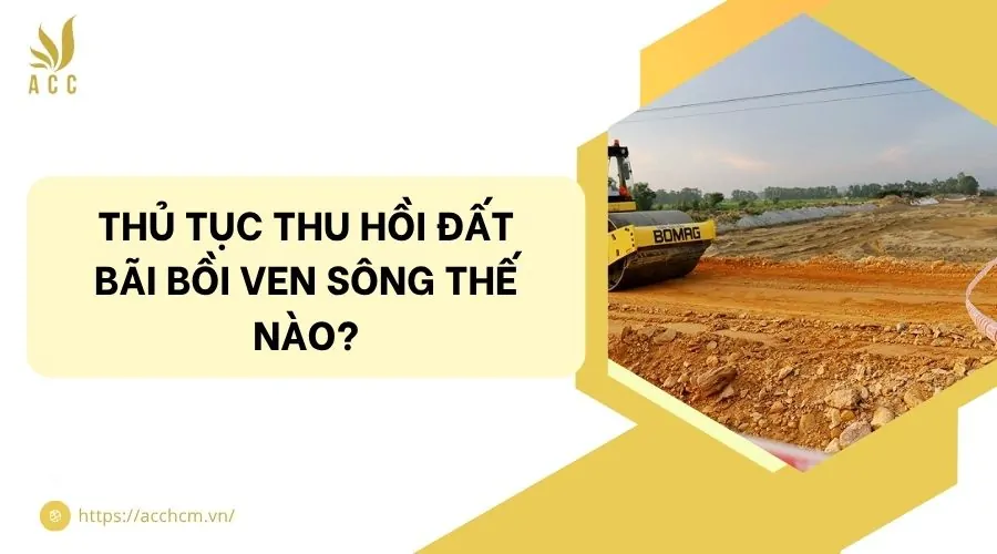 Thủ tục thu hồi đất bãi bồi ven sông thế nào?