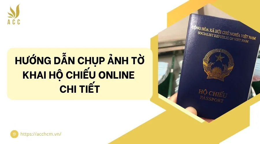 Hướng dẫn chụp ảnh tờ khai hộ chiếu online chi tiết