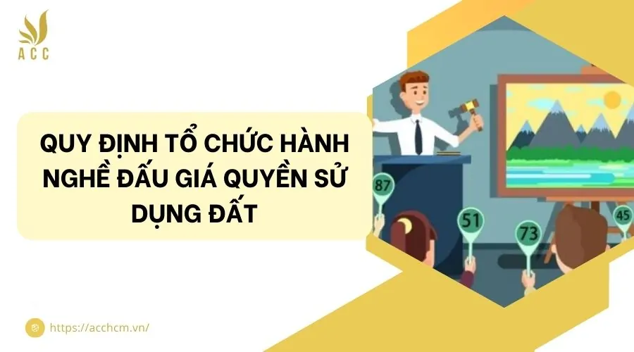 Quy định tổ chức hành nghề đấu giá quyền sử dụng đất