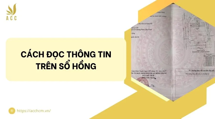 Cách đọc thông tin trên sổ hồng