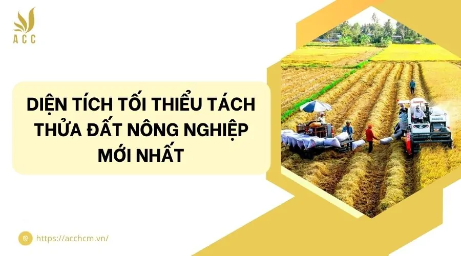 Diện tích tối thiểu tách thửa đất mới nhất