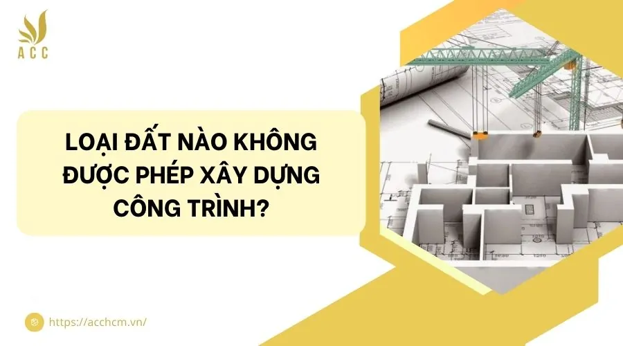 Loại đất nào không được phép xây dựng​ công trình?