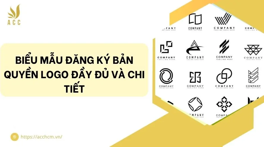 Biểu mẫu đăng ký bản quyền logo đầy đủ và chi tiết