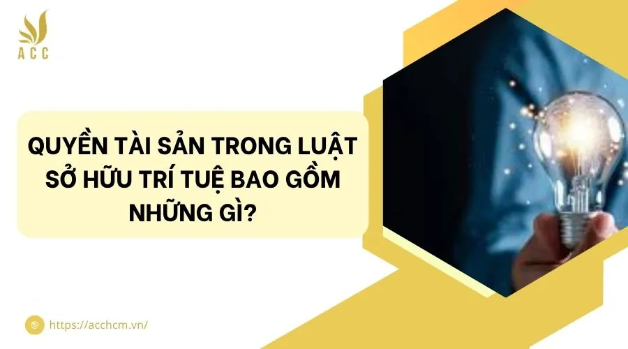 Quyền tài sản trong luật sở hữu trí tuệ bao gồm những gì?