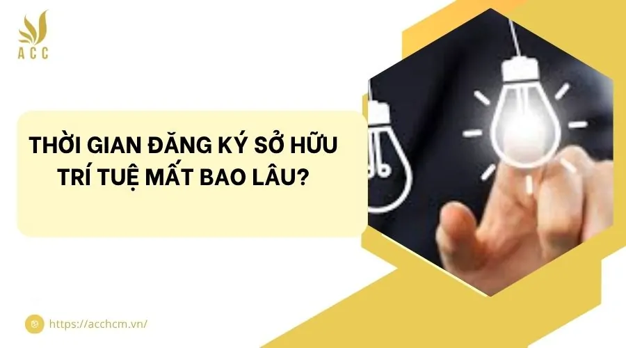 Thời gian đăng ký sở hữu trí tuệ mất bao lâu?