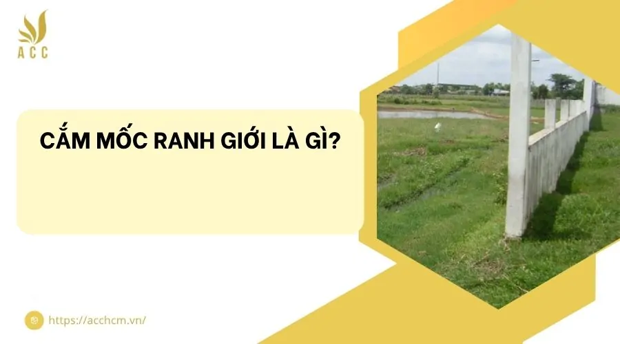 Cắm mốc ranh giới là gì?