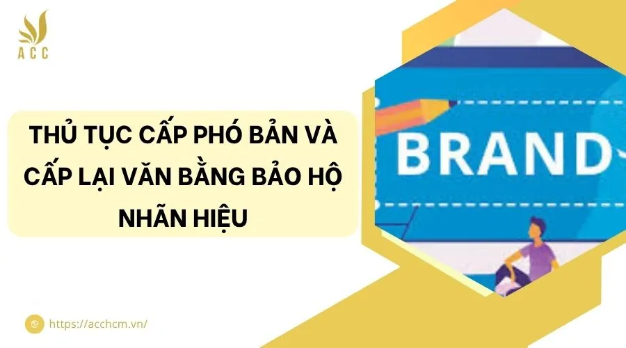 Thủ tục cấp phó bản và cấp lại văn bằng bảo hộ nhãn hiệu