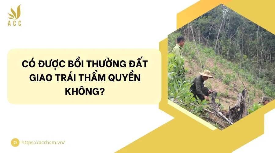 Có được bồi thường đất giao trái thẩm quyền không?