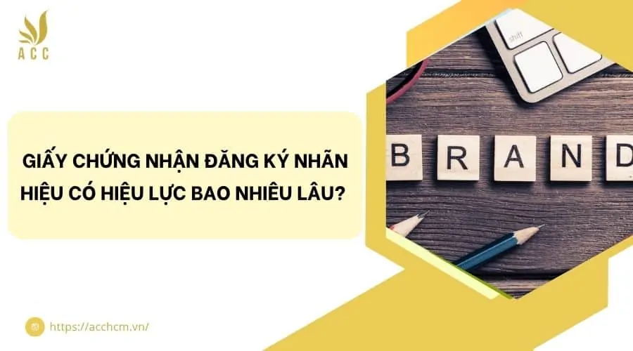 Giấy chứng nhận đăng ký nhãn hiệu có hiệu lực bao nhiêu lâu? 