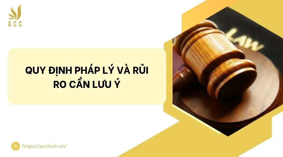 Quy định pháp lý và Rủi ro cần lưu ý