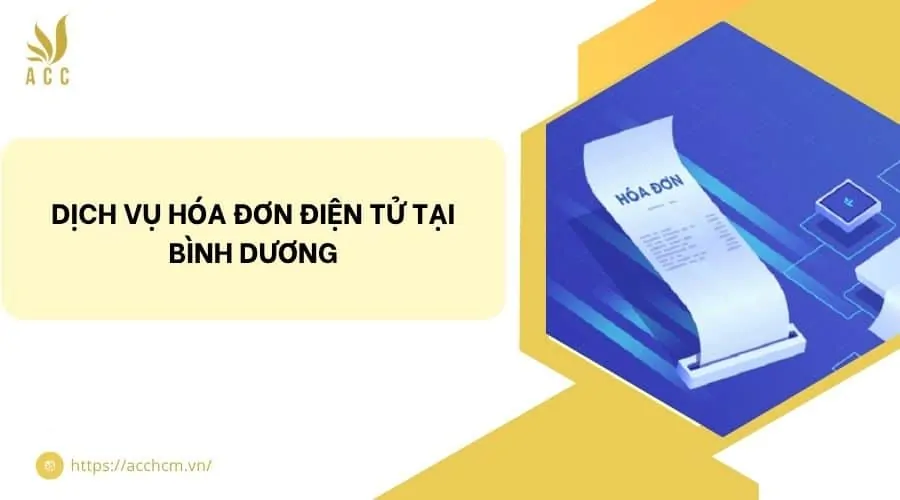 Dịch vụ hóa đơn điện tử tại Bình Dương