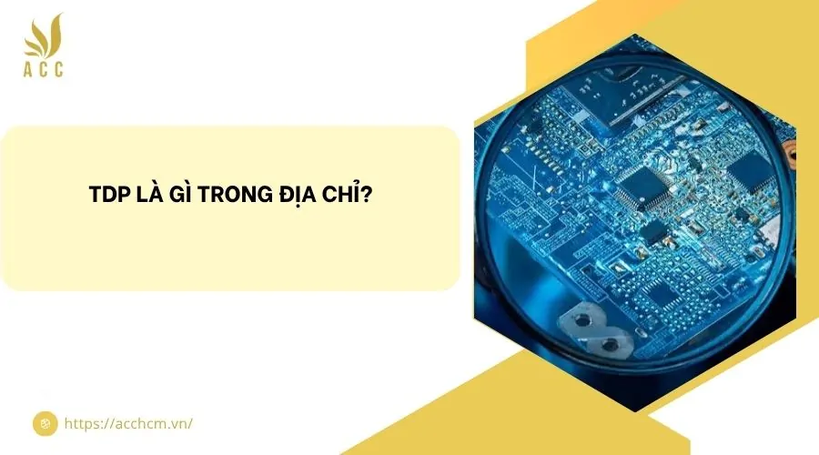 TDP là gì trong địa chỉ?