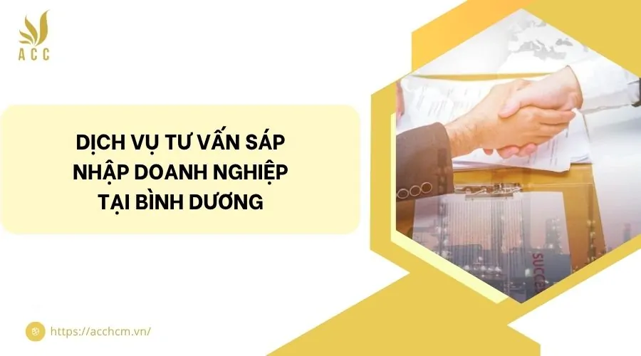 Dịch vụ tư vấn sáp nhập doanh nghiệp tại Bình Dương